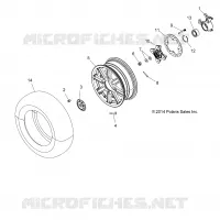 RUOTE, FRONT and HUB