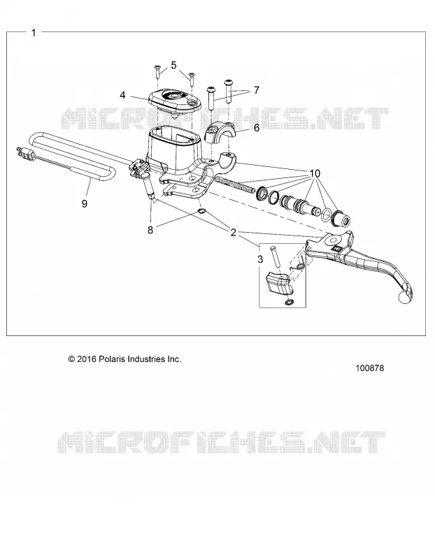 BRAKES, FRONT BRAKE LEVER AND CILINDRO PRINCIPALE
