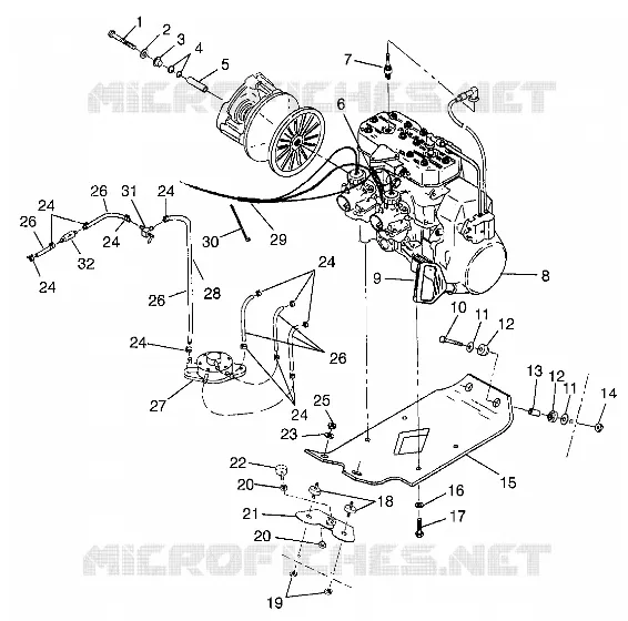 MONTAGGIO DEL MOTORE CLASSIC 0983865 (4943624362C001)