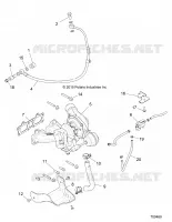 ENGINE, TURBO CHARGER MOUNTING