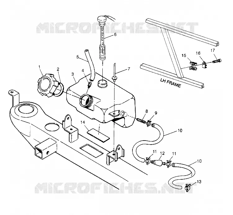 SERBATOIO OLIO ASSEMBLY 6x6 400L