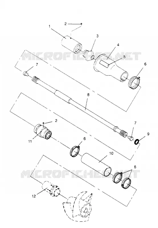 SISTEMA DI GUIDA  SL 750 B954070 (4930523052B002)