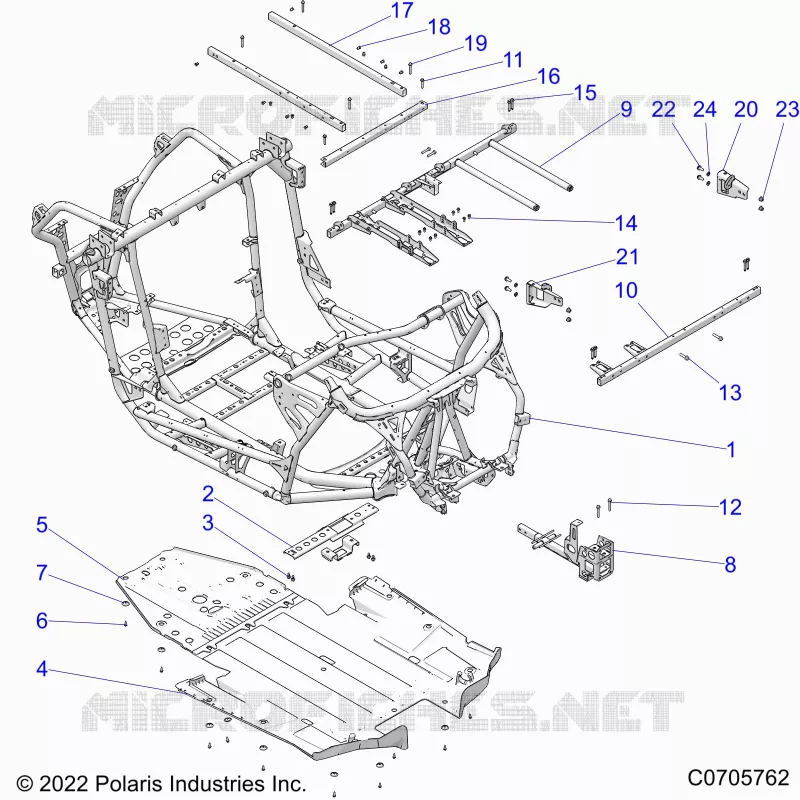 CHASSIS, MAIN FRAME AND SCIARED PLATES