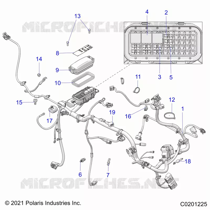ELETTRICO, WIRE HARNESS AND FUSES