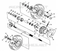 TRAZIONE POSTERIORE XPLORER 400L W98CC38C (4945414541C007)