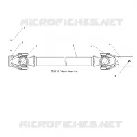 DRIVE TRAIN, FRONT PROP ALBERO