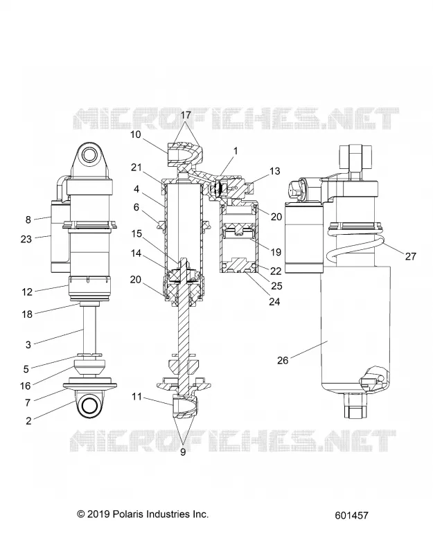 SUSPENSION, SHOCK ANTERIORE TRACK (7044878)