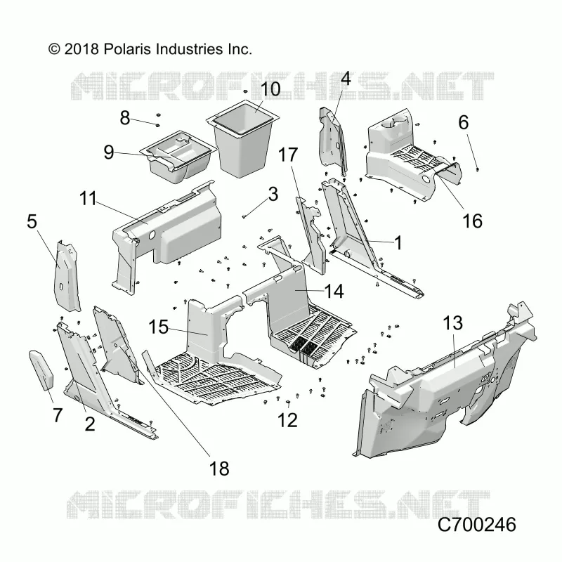 CARROZZERIA INFERIORE ANTERIORE AND ROCKERS