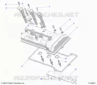 ENGINE, VALVOLA COPERTURA & SPARK PLUGS