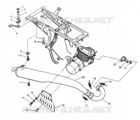SCARICO ASSEMBLY TRAIL BLAZER W957221 (4930363036A010)