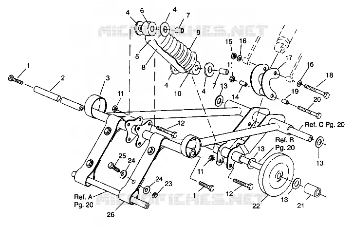 ANTERIORE COPPIA ARM 440 XCR 0941760 (4925182518021A)