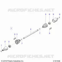 TRASMISSIONE, DRIVE SHAFT, FRONT