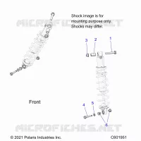 SUSPENSION, SHOCK MONTAGGIO, IFS