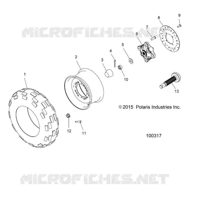 RUOTE, FRONT TIRE AND FRENO DISC