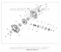 TRASMISSIONE, REAR GEARCASE INTERNALS