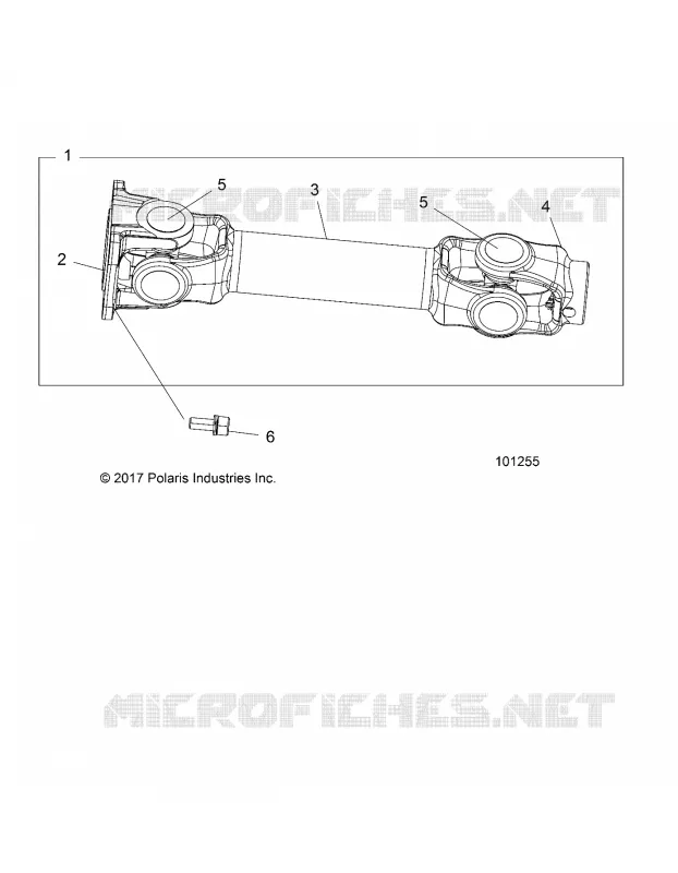 TRASMISSIONE, PROP SHAFT, REAR