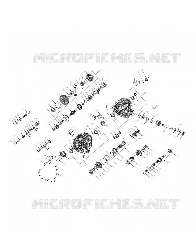 DRIVE TRAIN, PRINCIPALE SCATOLA INGRANAGGI INTERNALS