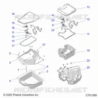 BODY, FRONT STORAGE