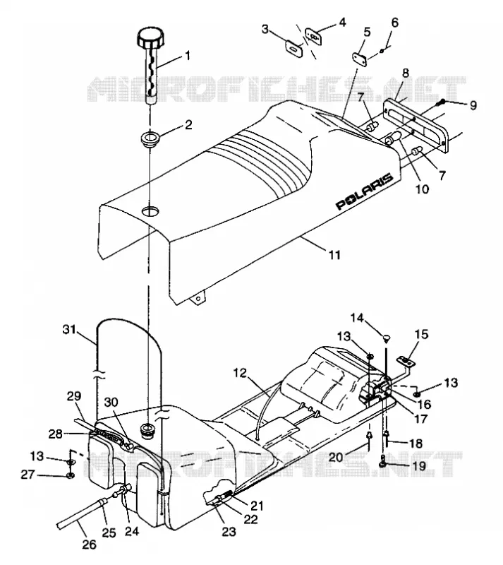 SEDILE   SERBATOIO DI GAS XLT LTD 0973756 and EUROPEAN XLT LTD E973756 (4937793779A006)