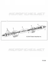 TRASMISSIONE, FRONT HALF SHAFT 