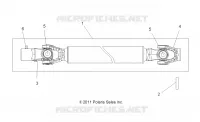 DRIVE TRAIN, FRONT PROP ALBERO