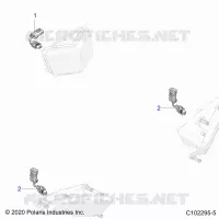ELETTRICO, HEADLIGHT HARNESS JUMPER- A22SEE57B1/B3/B5/B9 (C102295-5)