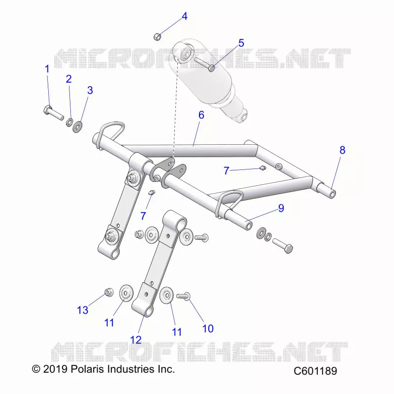SUSPENSION, ANTERIORE COPPIA ARM