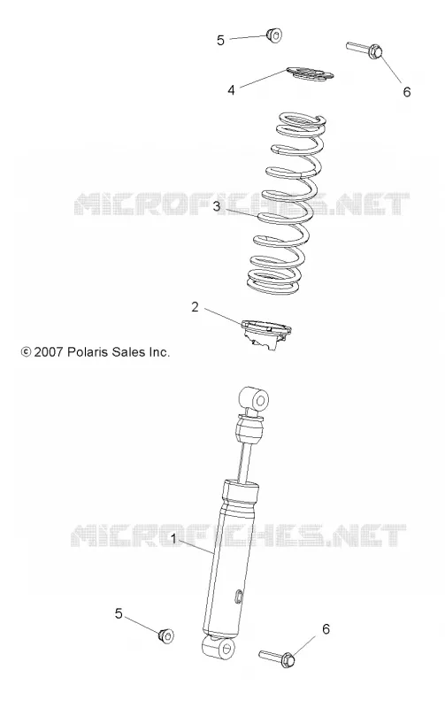 SUSPENSION, SHOCK ANTERIORE