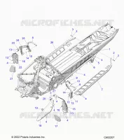 CHASSIS, PROTEZIONE FRIZIONE,  FOOTRESTS, AND RUNNING BOARDS