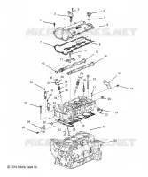 ENGINE, TESTA CILINDRO AND RELATED PARTS