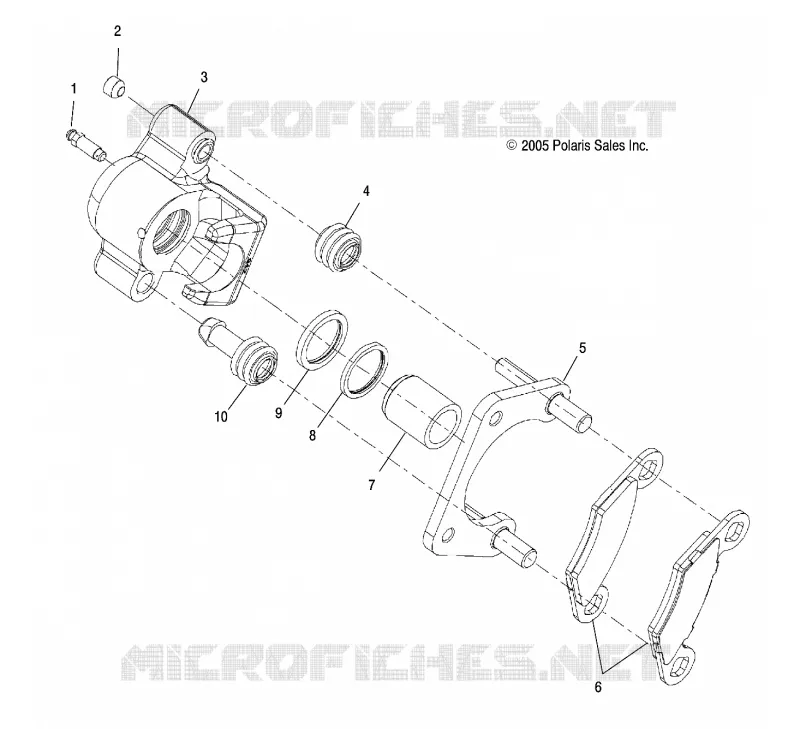 FRENO POSTERIORE CALIPER