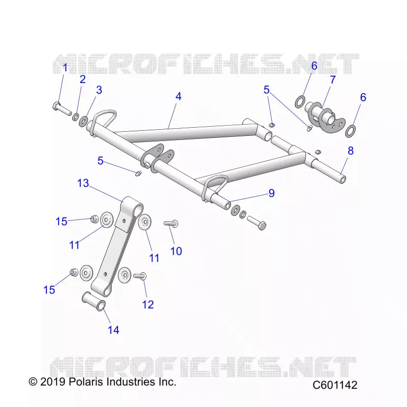 SUSPENSION, ANTERIORE COPPIA ARM