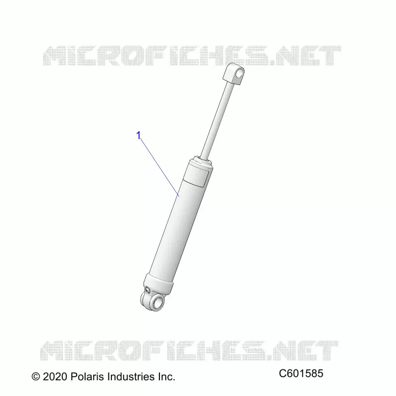 SUSPENSION, AMMORTIZZATORE POSTERIORE TRACK