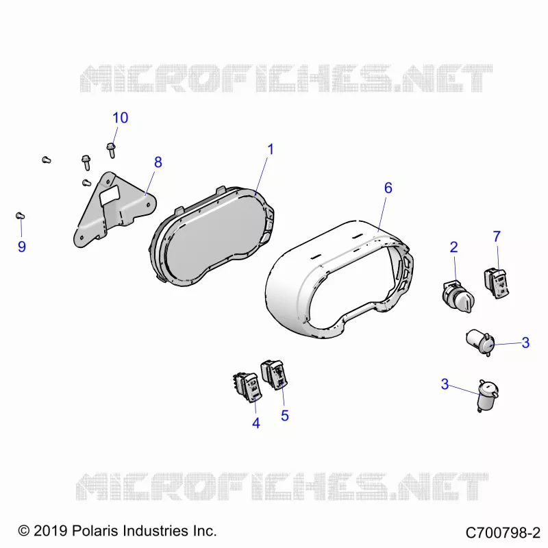 ELETTRICO, DASH INSTRUMENTS AND CONTROLS