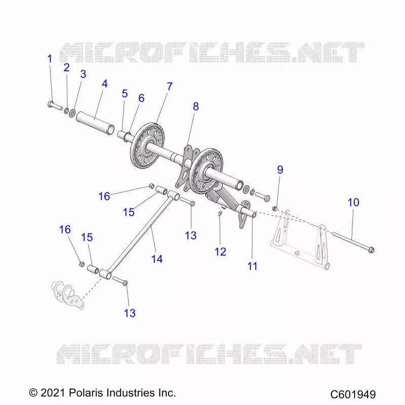 SUSPENSION, POSTERIORE COPPIA ARM