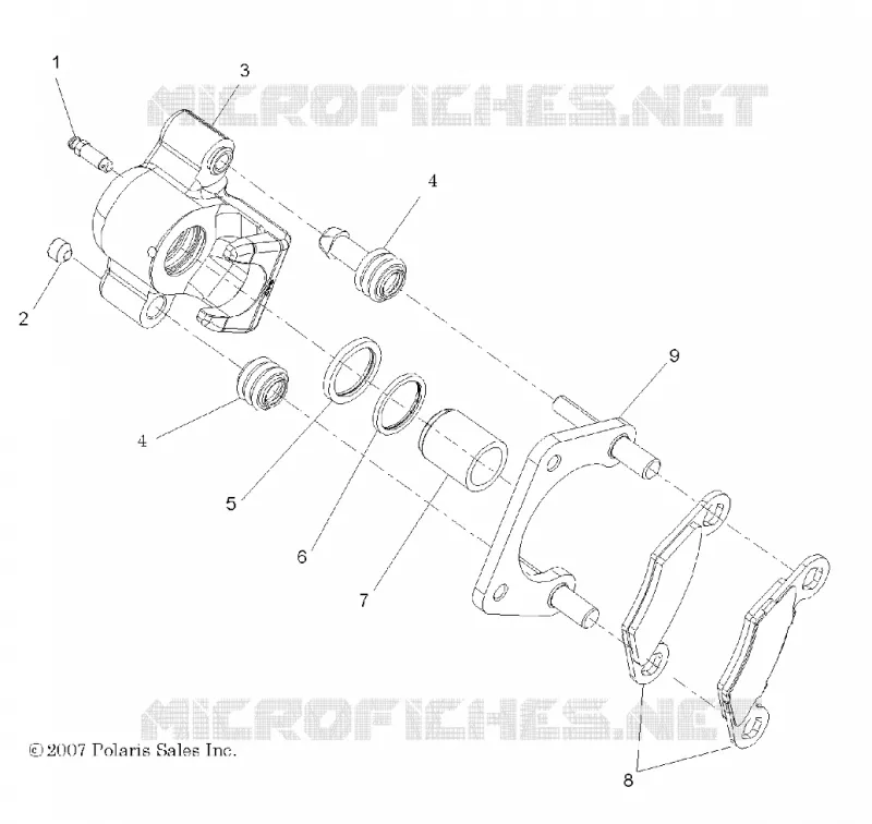 FRENO POSTERIORE CALIPER