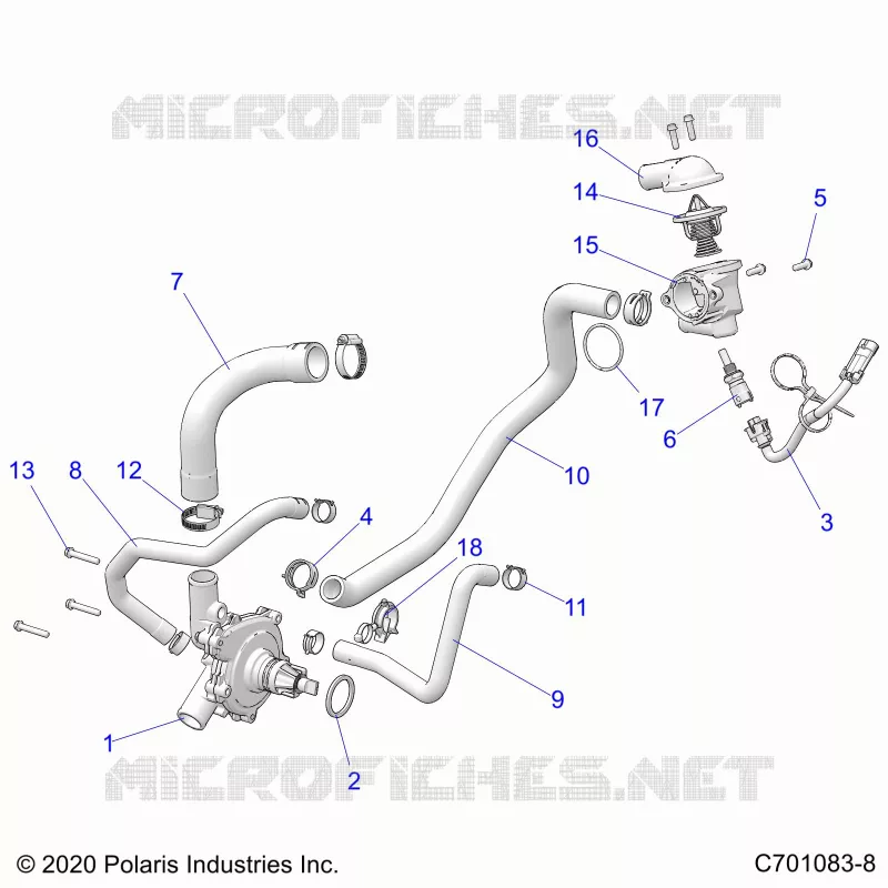 MOTORE, WATERPUMP AND BYPASS