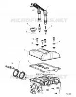ENGINE, THROTTLE BODY AND VALVOLA COPERTURA