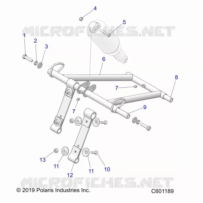 SUSPENSION, ANTERIORE COPPIA ARM