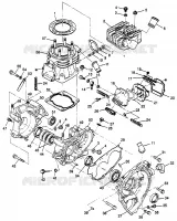 CARTER AND CILINDRO SCRAMBLER 400L W97BC38C (4939893989D001)