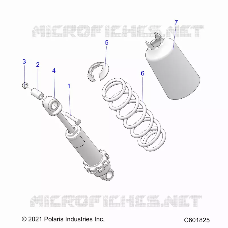SUSPENSION, SHOCK ANTERIORE TRACK (7045714)