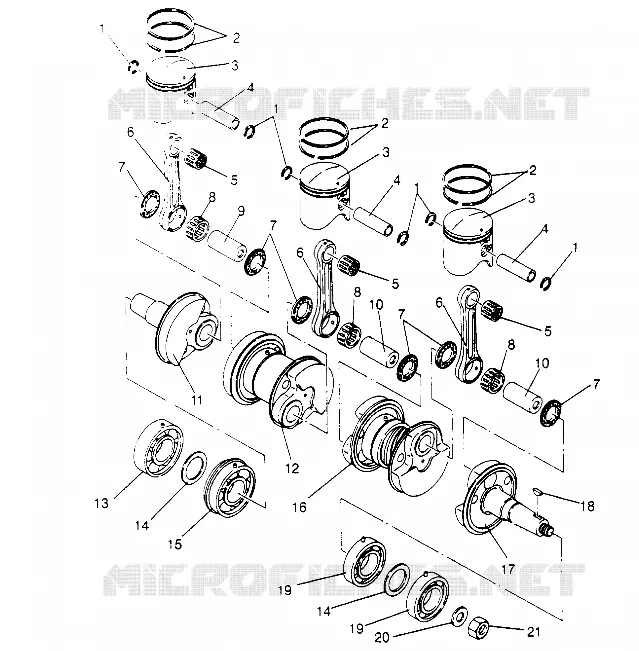 PISTONEEE   ALBERO MOTORE STORM 0950782, STORM SKS 0950582,  EURO STORM E950782 (4929012901C013)