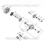 MOTORE, ALBERO MOTORE AND PISTON