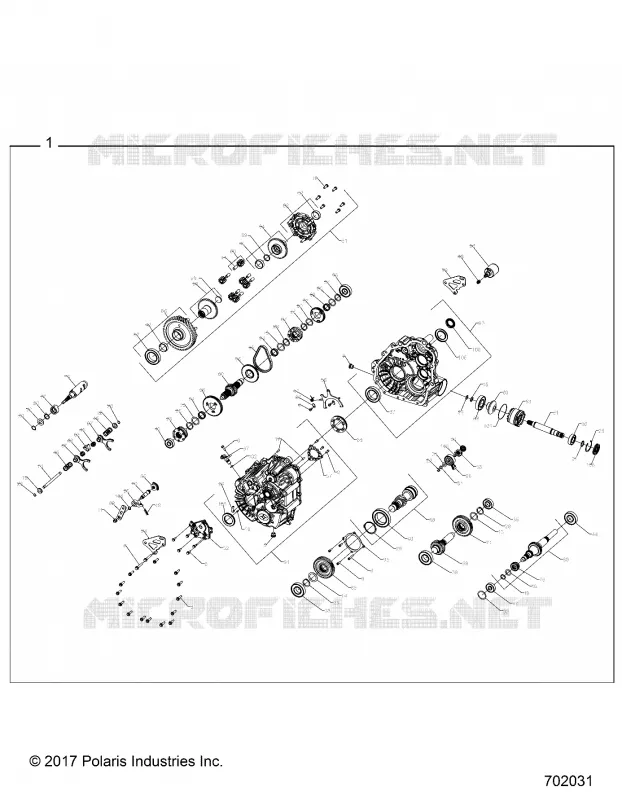 DRIVE TRAIN, PRINCIPALE SCATOLA INGRANAGGI INTERNALS