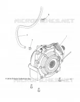 TRASMISSIONE, FRONT SCATOLA DEGLI INGRANAGGI
