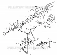 FRENO POSTERIORE/FOOT PEDAL ASSEMBLY Trail Boss W938527 (4924072407023A)