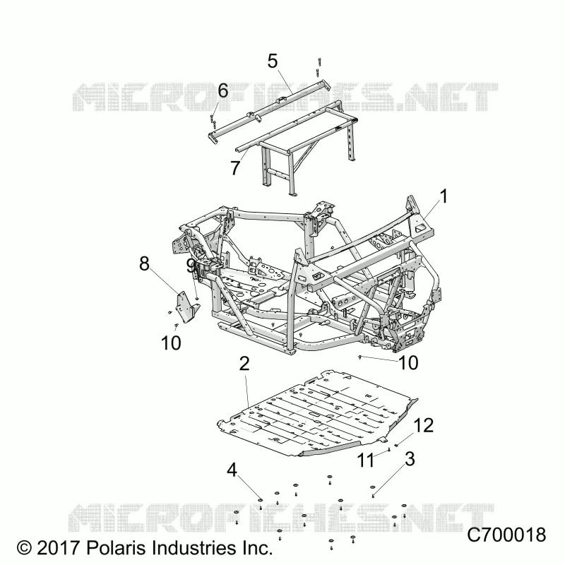 CHASSIS, TELAIO PRINCIPALE AND SKID PLATES