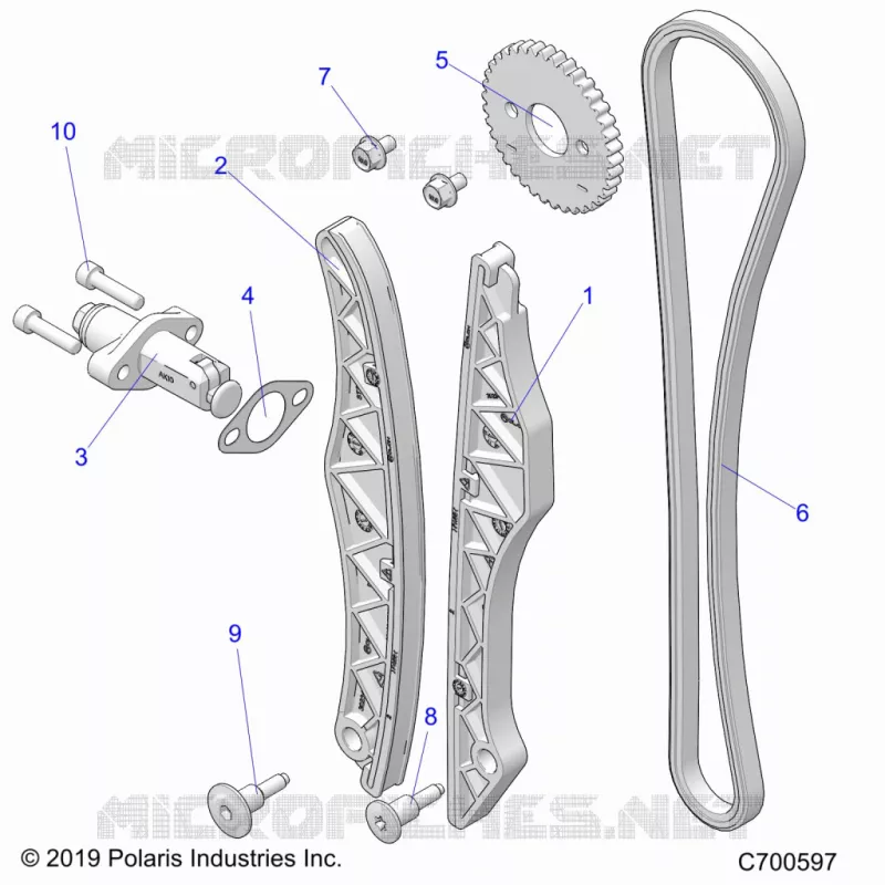 CAM CATENA AND TENSIONER