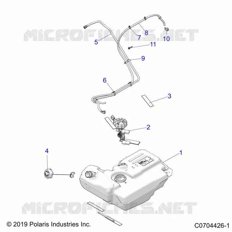 SISTEMA DI ALIMENTAZIONE CARBURANTE, FUEL TANK