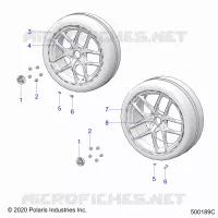 RUOTAS, FRONT AND REAR (S/SP MODEL)